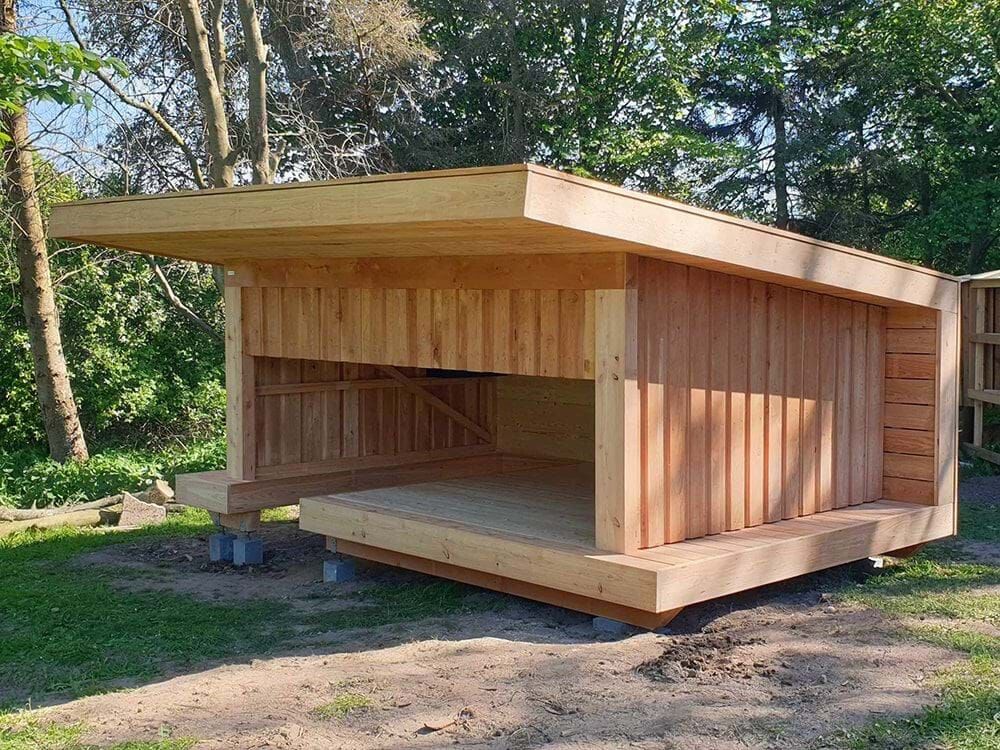 Kandidat Jørgen Bech støtter Handicap shelter ved Hammergården