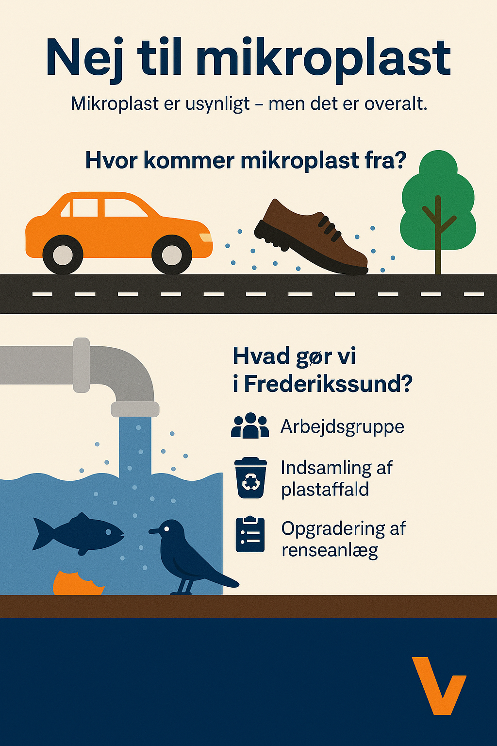 Din kandidat Jørgen Bech siger nejtak til mikroplast i fjorden