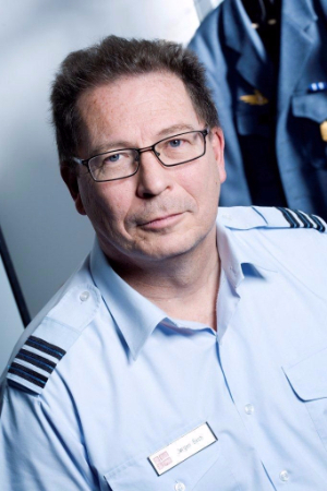 Jørgen Bech som major i Forsvaret